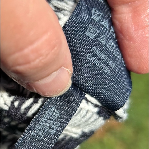 TOMMY HILFIGER Sweater Women’s L Bundle/2 Red White Blue Argyle Fair Isle Nordic - Picture 12 of 14